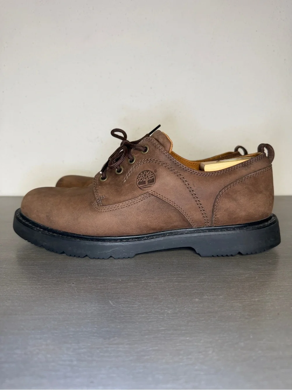 Men's Timberland Oxford Dress Shoes, Brown, Size 11M Leather Shoes Waterproof